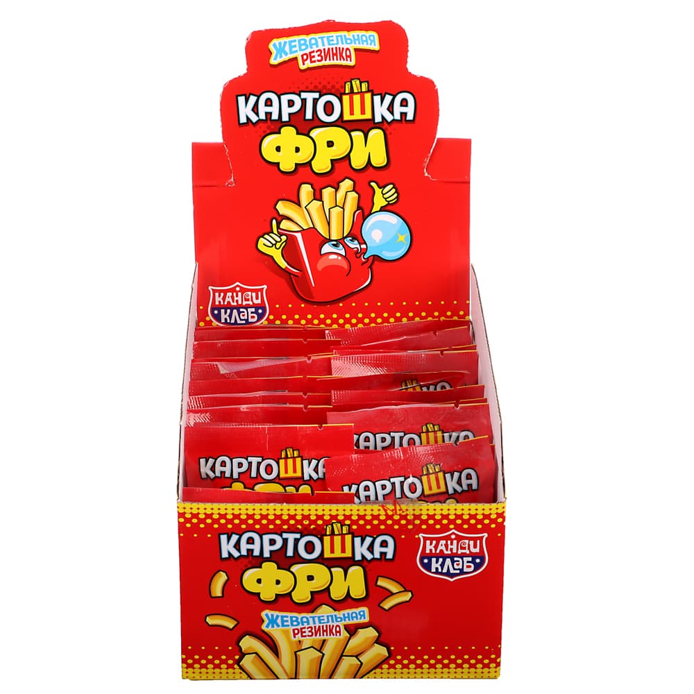 Жевательная резинка Канди Картошка фри 15г Китай