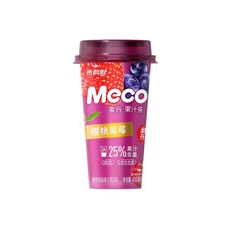Фруктовый чай Meco Со вкусом вишни, черники и клубники 400 мл Китай ПЭТ