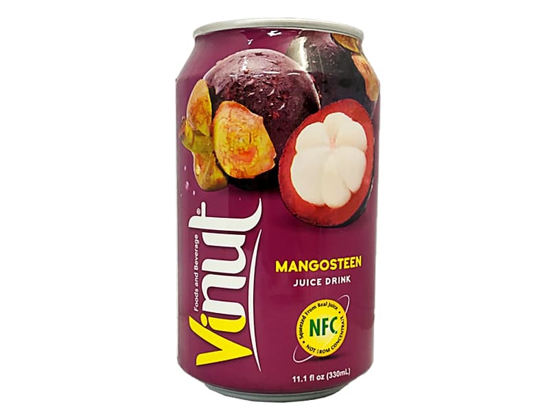 Напиток сокосодержащий Vinut С сока мангостина 330мл Вьетнам ж/б