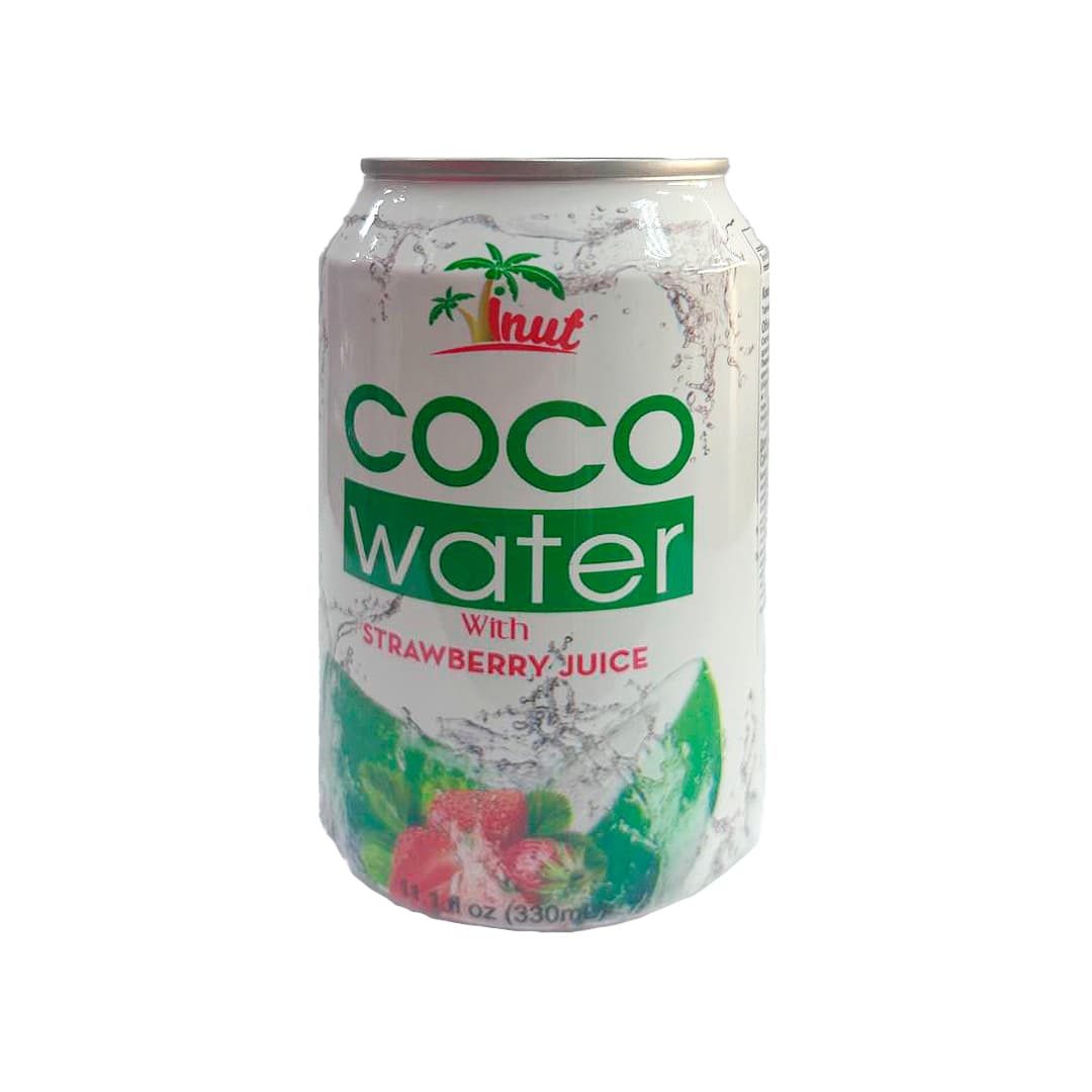 COCO Vinut Кокосовая вода с соком клубники 330мл Вьетнам ж/б