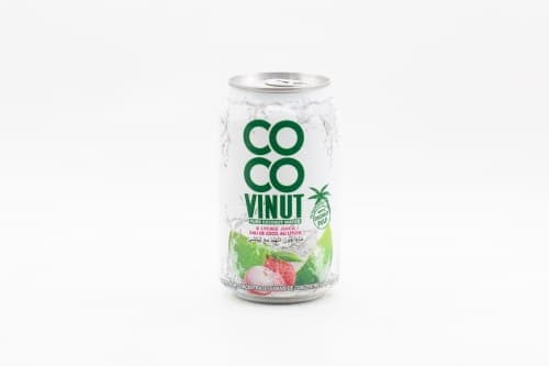 COCO Vinut Кокосовая вода с соком личи и мякотью кокоса 330мл Вьетнам ж/б