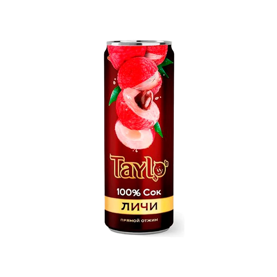 Сок Taylo Со вкусом личи 250 мл Вьетнам ж/б
