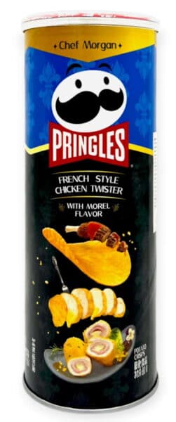 Чипсы Pringles Со вкусом французским куриным рулетом и грибами-сморчками 80 г Китай