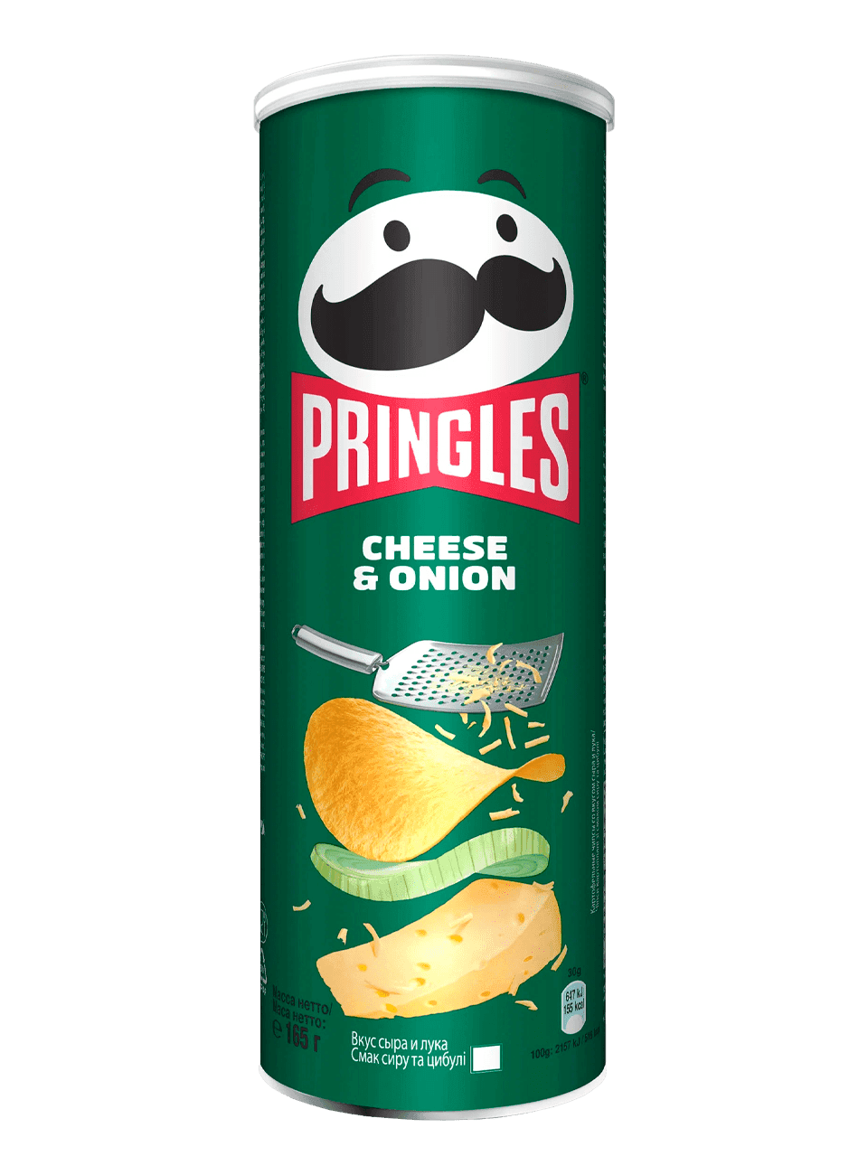 Чипсы Pringles Со вкусом сыра и лука 165 г Бельгия