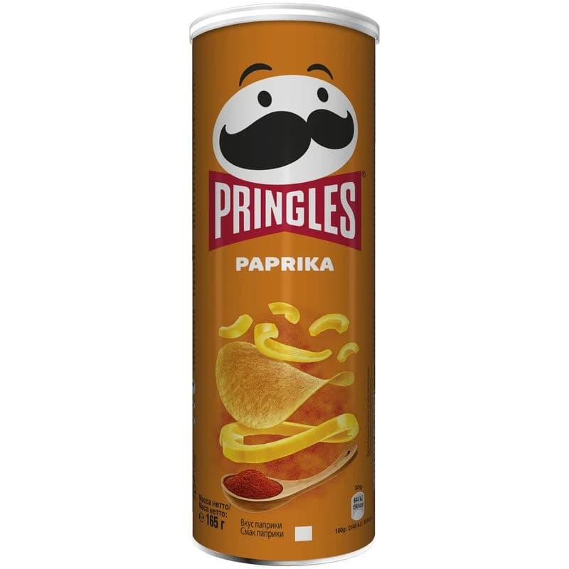 Чипсы Pringles Со вкусом паприки 165г Польша