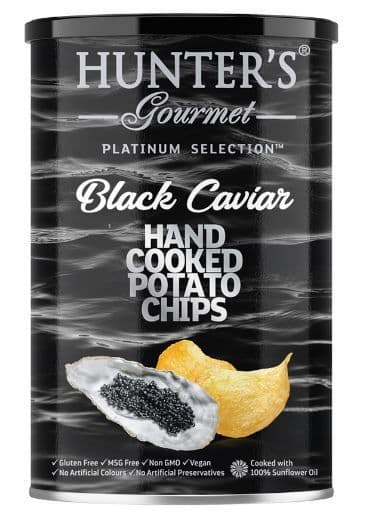 Чипсы Hunter`s Gourmet Black Caviar (Черная Икра) 150 гр ОАЭ