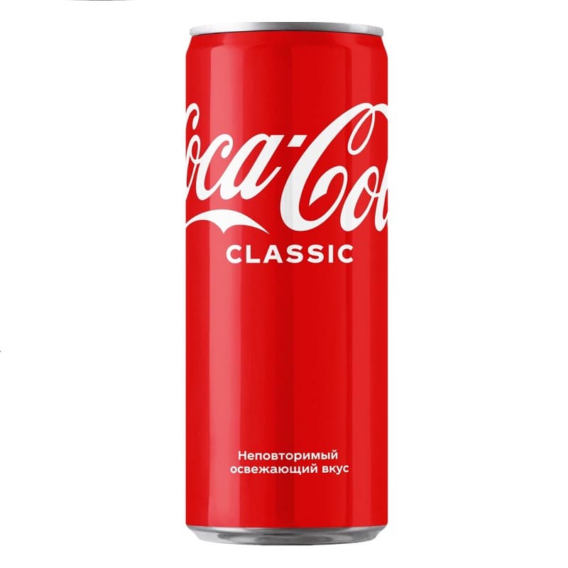 Напиток б/а газ. Coca-Cola Classic 185 мл Ирак ж/б 
