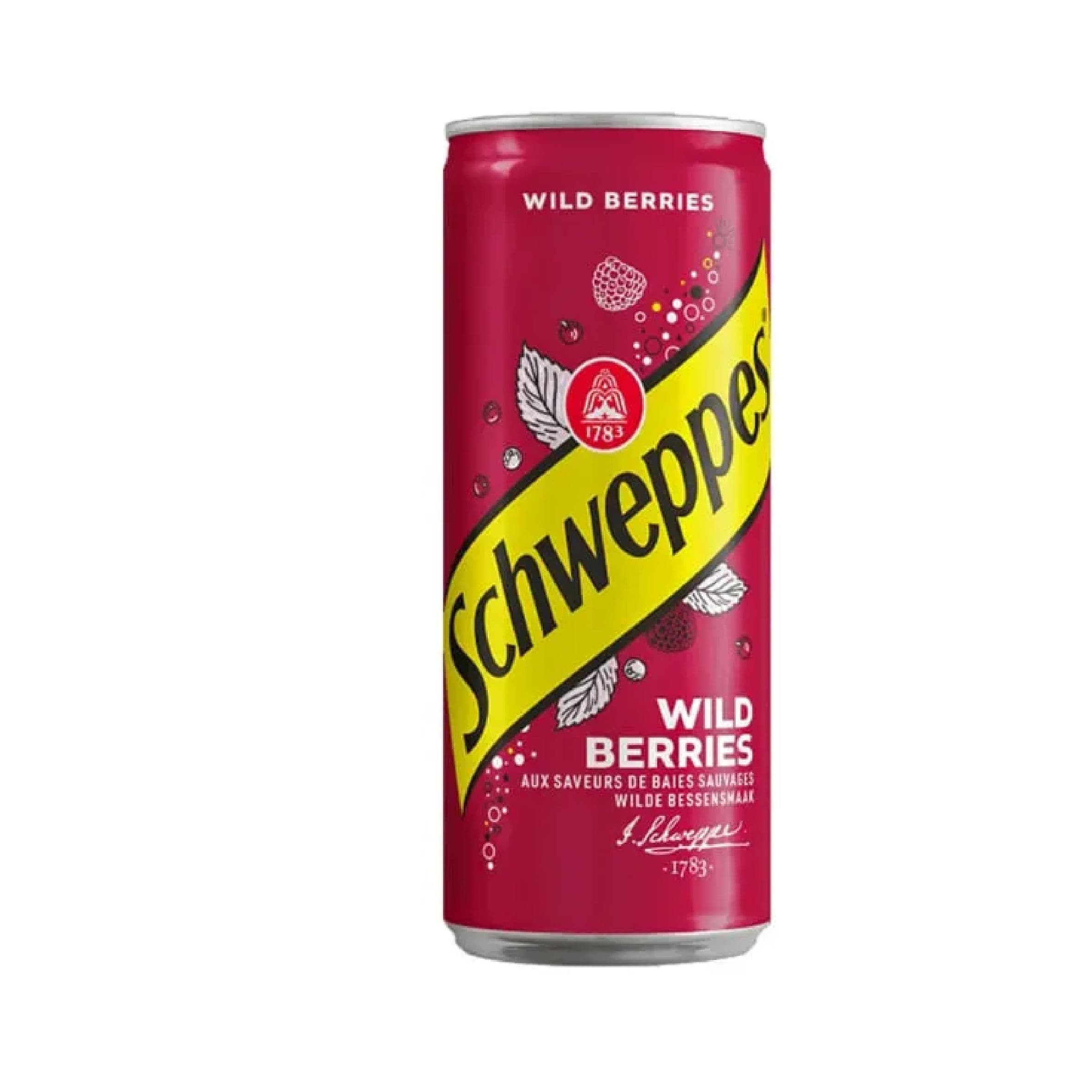 Напиток б/а газ. Schweppes Wild Berry (Лесные ягоды) 330 мл Польша ж/б