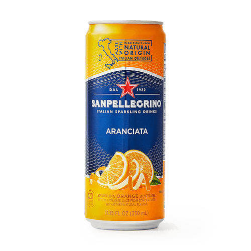 Напиток б/а газ. Sanpellegrino Aranciata (С соком апельсина) 330 мл Италия ж/б