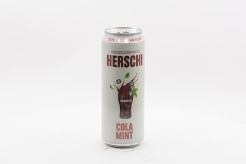 Напиток б/а газ. HERSCHI Cola со вкусом Мятной Колы 450 мл Россия ж/б