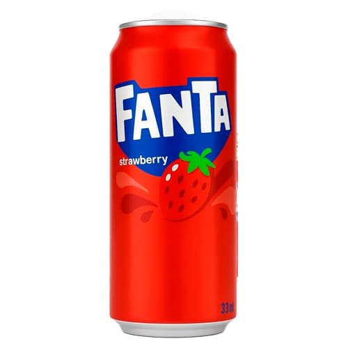 Напиток б/а газ. Fanta Strawberry 330 мл Иордания ж/б