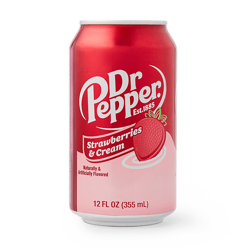 Напиток б/а газ. Dr.Pepper Strawberries & Cream (Клубника со сливками) 355 мл СОЕДИНЕННЫЕ ШТАТЫ ж/б