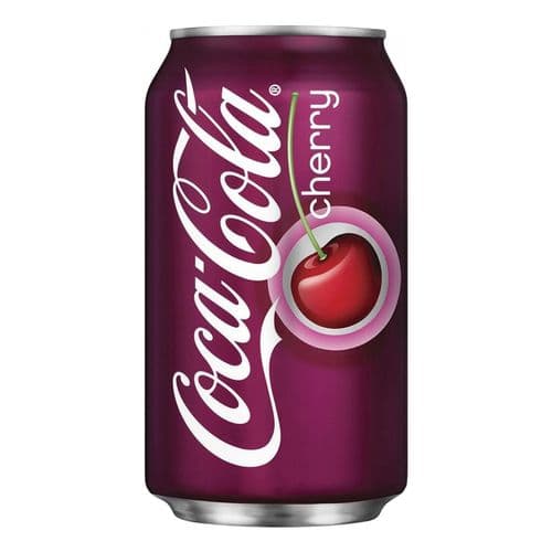 Напиток б/а газ. Coca-Cola Cherry (Вишня) 330 мл Польша ж/б