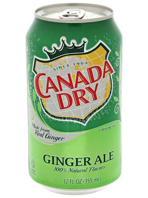 Напиток б/а, газ. Canada Dry Ginger Ale (Канада Драй Имбирный Эль) 330 мл Польша ж/б