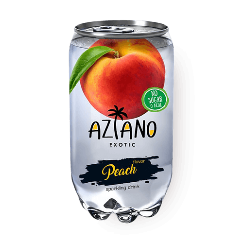 Напиток б/а газ. Aziano Peach 350 мл Россия