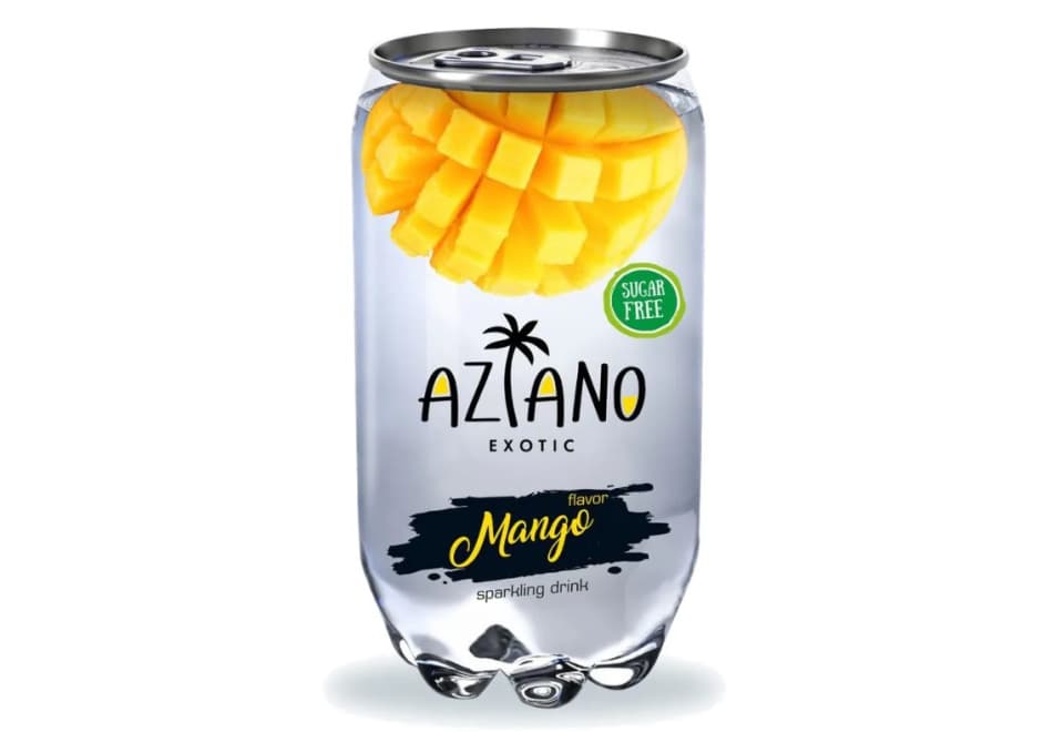 Напиток б/а газ. Aziano Mango (Азиано Манго) 350 мл Россия ПЭТ