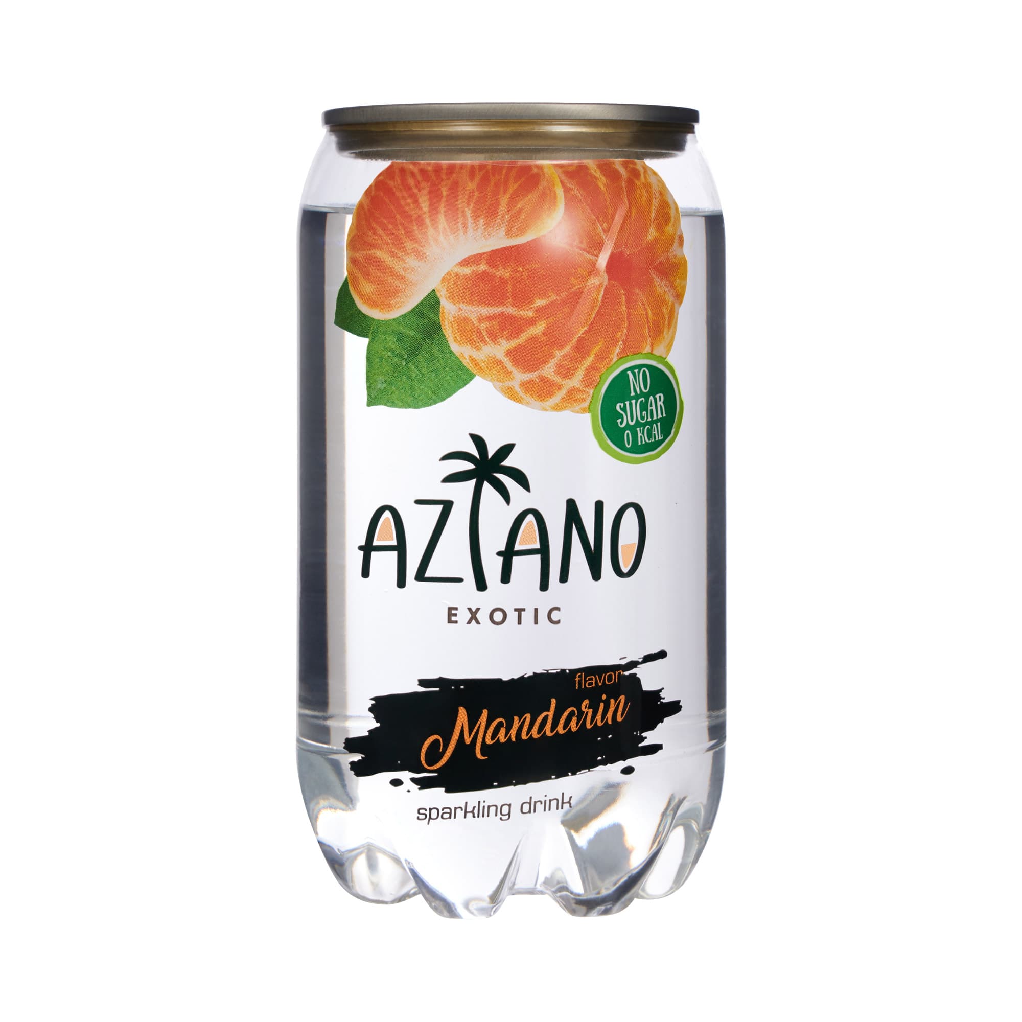 Напиток б/а газ. Aziano Mandarin (Со вкусом мандарина) 350 мл Россия ПЭТ