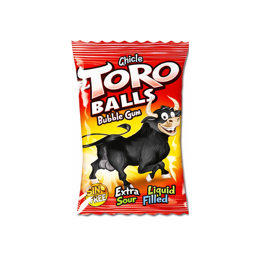 Жевательная резинка с жидкой начинкой Fini El Toro (Бычьи яйца) 5г Испания