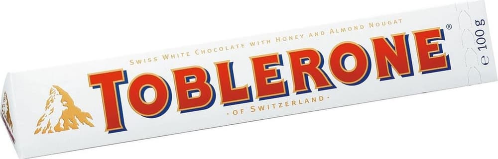 Шоколад Белый Toblerone С Медово-Миндальной Нугой 100г Швейцария