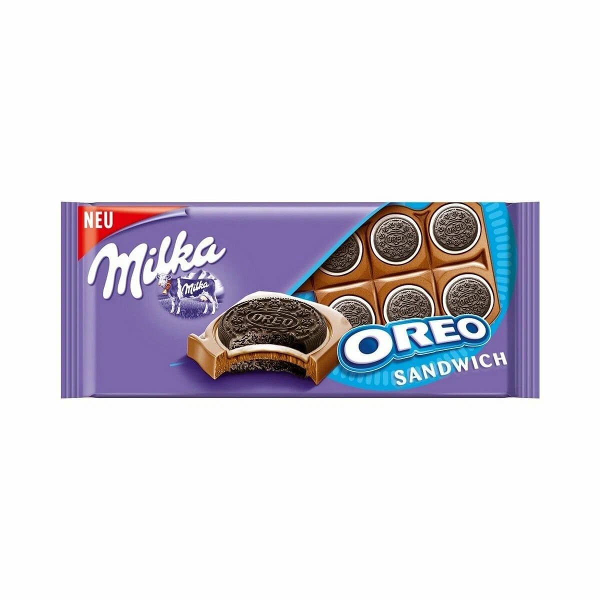 Молочный шоколад Milka Oreo Sandwich (Орео Сендвич) 92 г Румыния