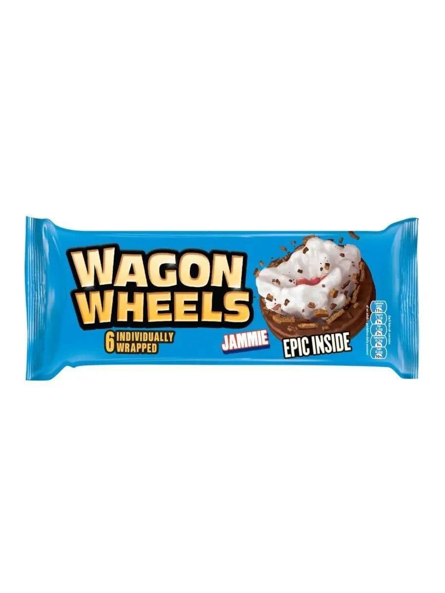 Печенье с суфле покрытое глазурью Wagon Wheels С джемом 228,6 г Соед.Королевство