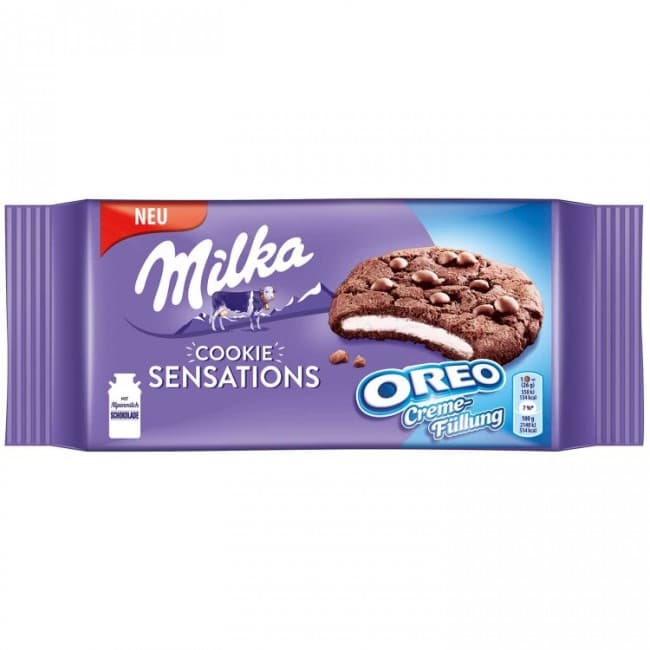 Печенье Milka Sensations Cookies Oreo creme (С кремом орео) 156г Европа