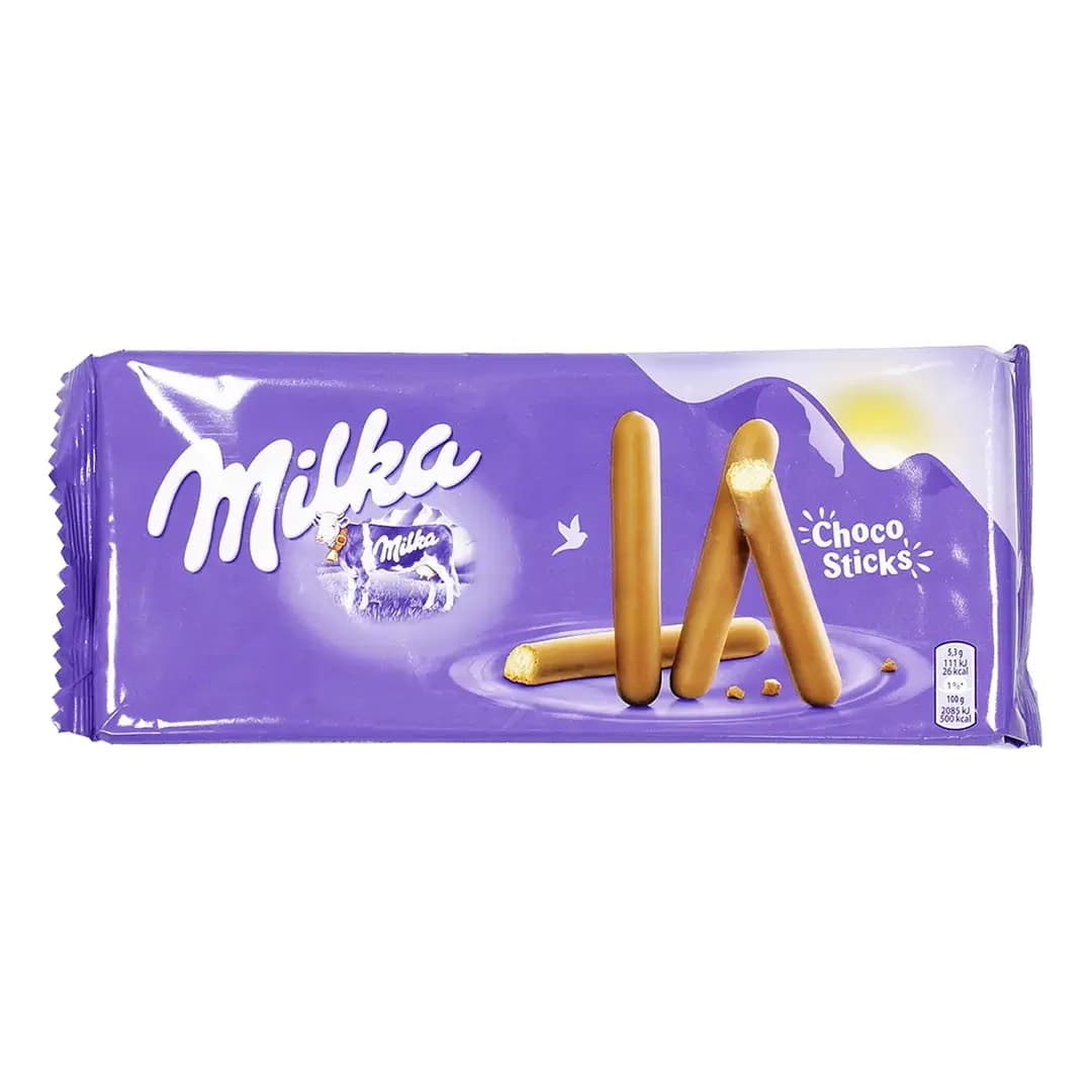 Молочный шоколад Milka Choco Sticks (Палочки лила) 112г Европа