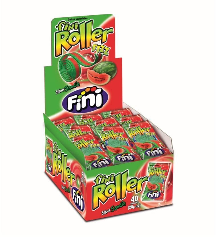 Мармелад жевевательный Fini Roller Watermelon (Роллер со вкусом арбуза) 20 г Испания