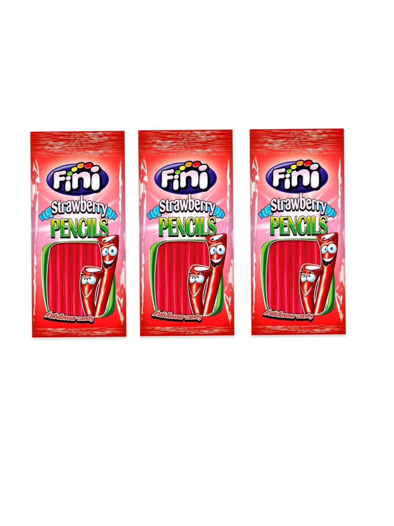 Мармелад жевательный Fini Pencils strawberry (Палочки со вкусом клубники) 90г Испания