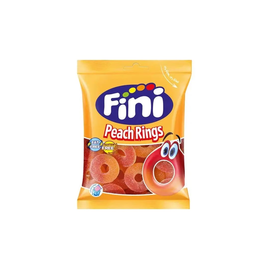Мармелад жевательный Fini Peach Rings (Персиковые кольца) 90г Испания