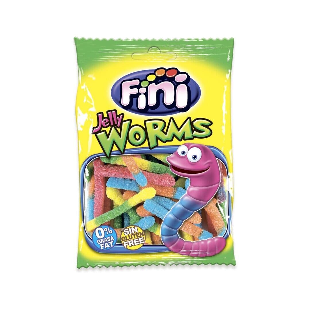 Жевательный мармелад Fini Worms (Червячки в сахаре) 90г Испания