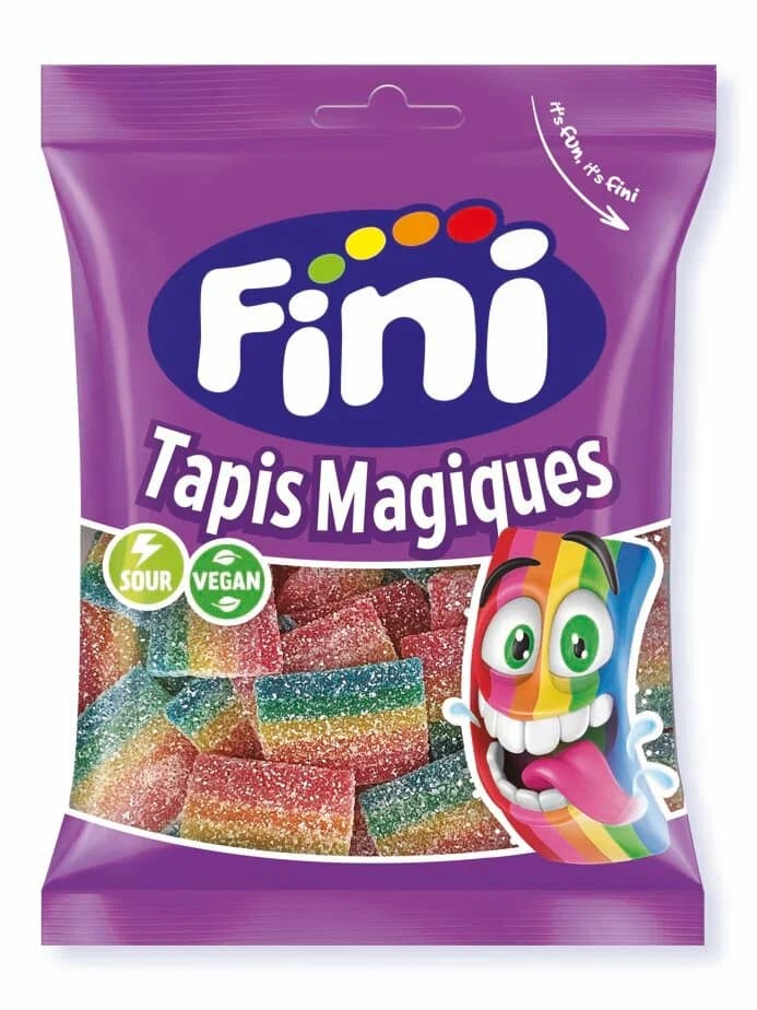 Жевательный мармелад Fini Magic Carpets (Пластинки фантазия мини) 90г Испания