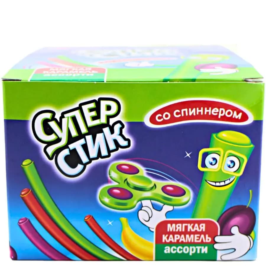 Мягкая карамель Канди Супер стик со спиннером 5г Китай