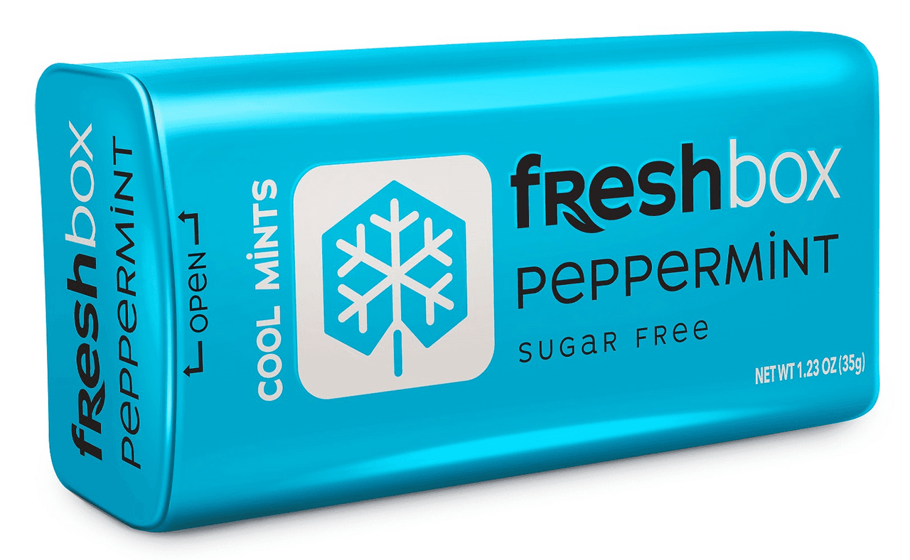 Драже освежающие без сахара Freshbox Ледяная мята 35 г Китай ж/б