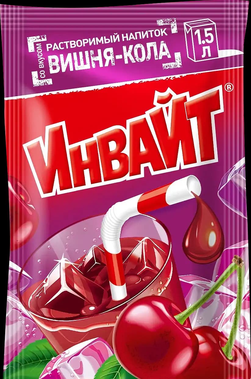 Растворимый напиток Канди Инвайт Вишня-Кола 12 г Турция