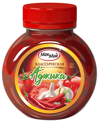 ТМ "МакМай" Соус "Аджика классическая" п/п 0,180 (30шт.)