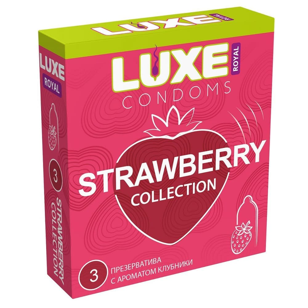 Презервативы LUXE ROYAL Strawberry Collection