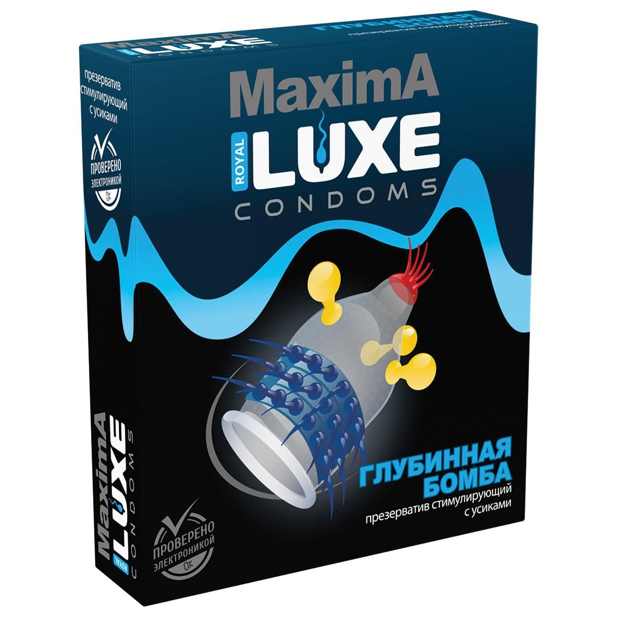 Презервативы Luxe Maxima Глубинная Бомба
