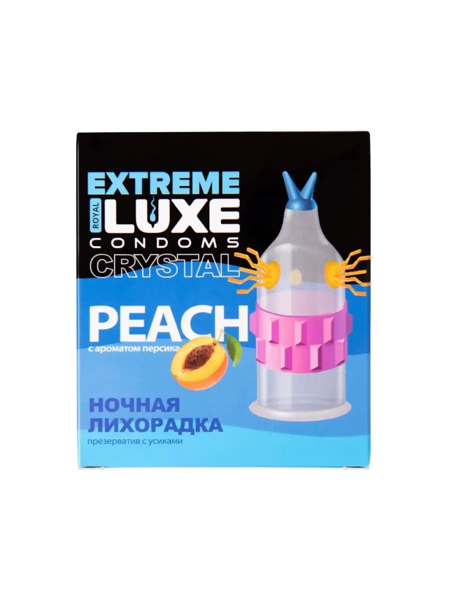 Презервативы Luxe EXTREME Ночная Лихорадка (Персик)