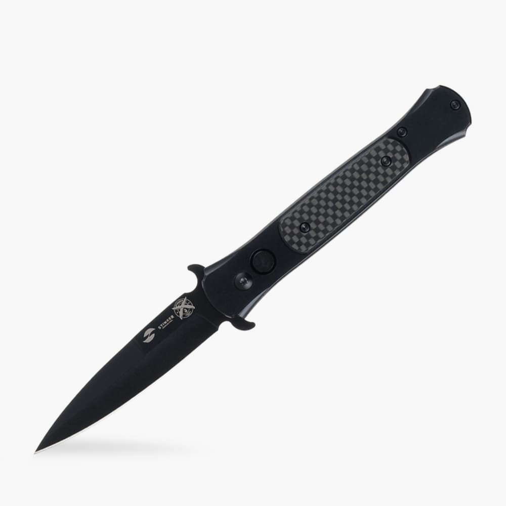 Нож STINGER FK-H126 складной BLK BLK/118мм/в коробке