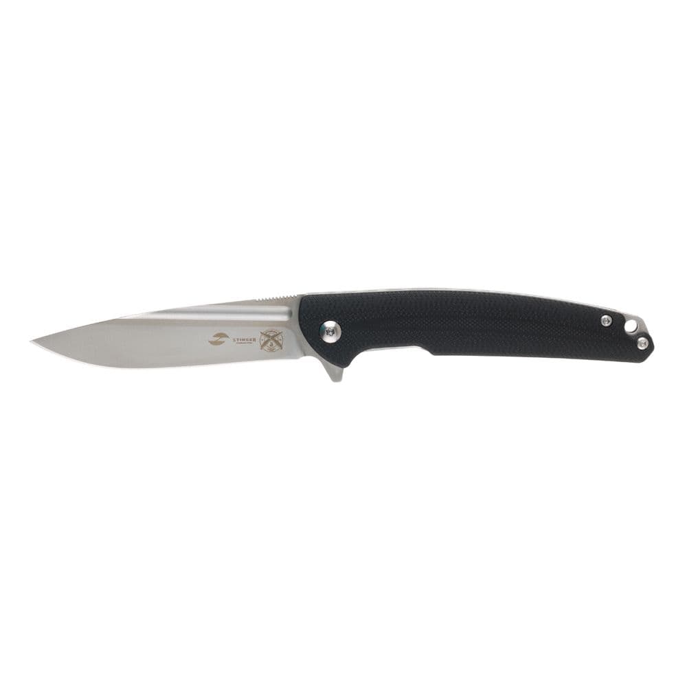 Нож STINGER FK-H121 складной SLV BLK/106мм/в коробке