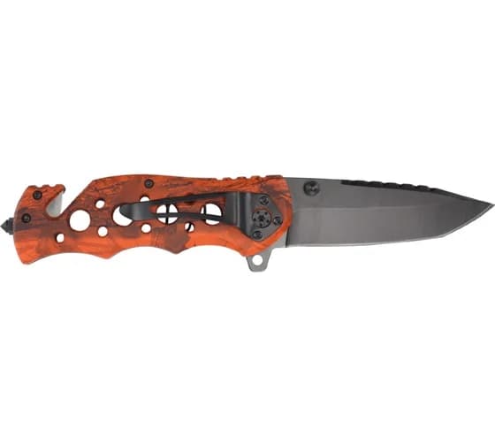 Нож STINGER FK-020OR складной BLK ORG/86мм/в коробке