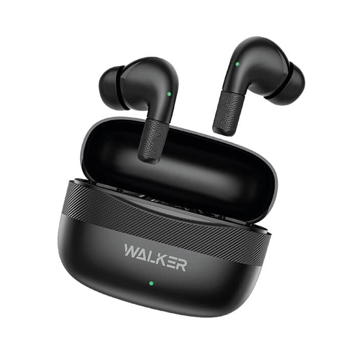 Наушники WALKER WTS-39, шумопод. ENC, независ. работа наушников, черные