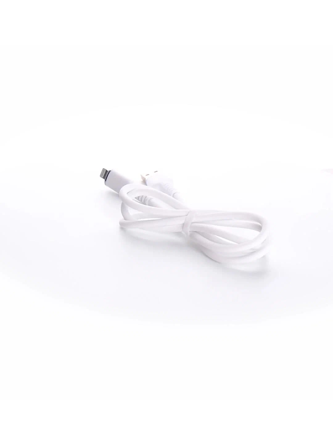 Кабель USB "WALKER" C795, 3.3А,  для Lightning, поддержка QC, мягкий силикон, белый