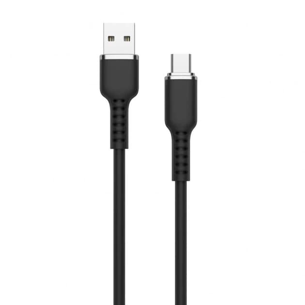 Кабель USB "WALKER" C735, 45W, Type-C-Type-C, поддержка PD, черный