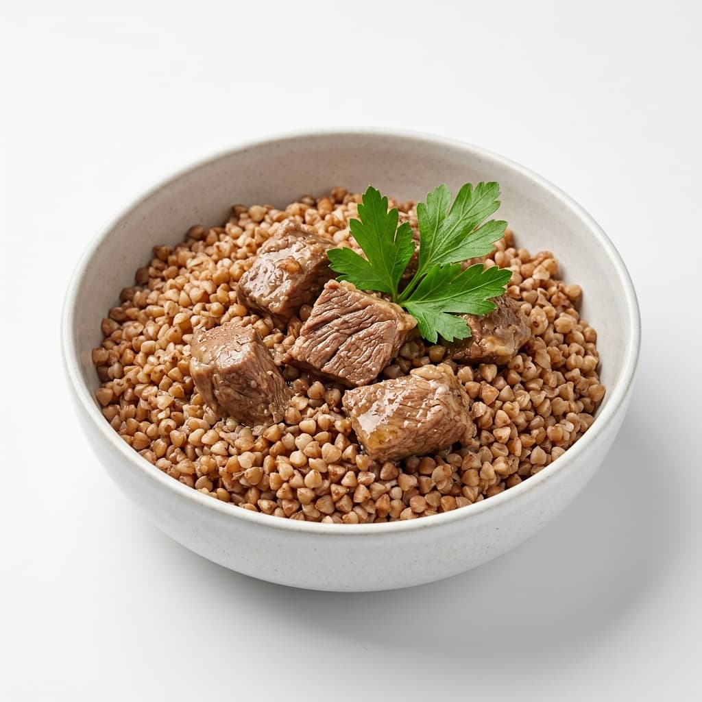 Каша гречневая с мясом (пакет) 60г