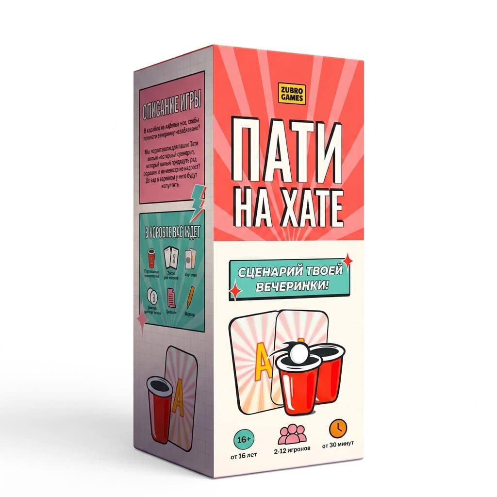 Настольная игра "Пати на хате"