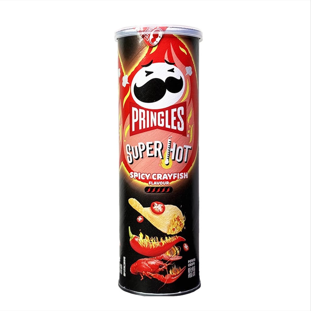 Чипсы Pringles со вкусом сычуанского рака, Super Hot Spicy 110 гр. Китай