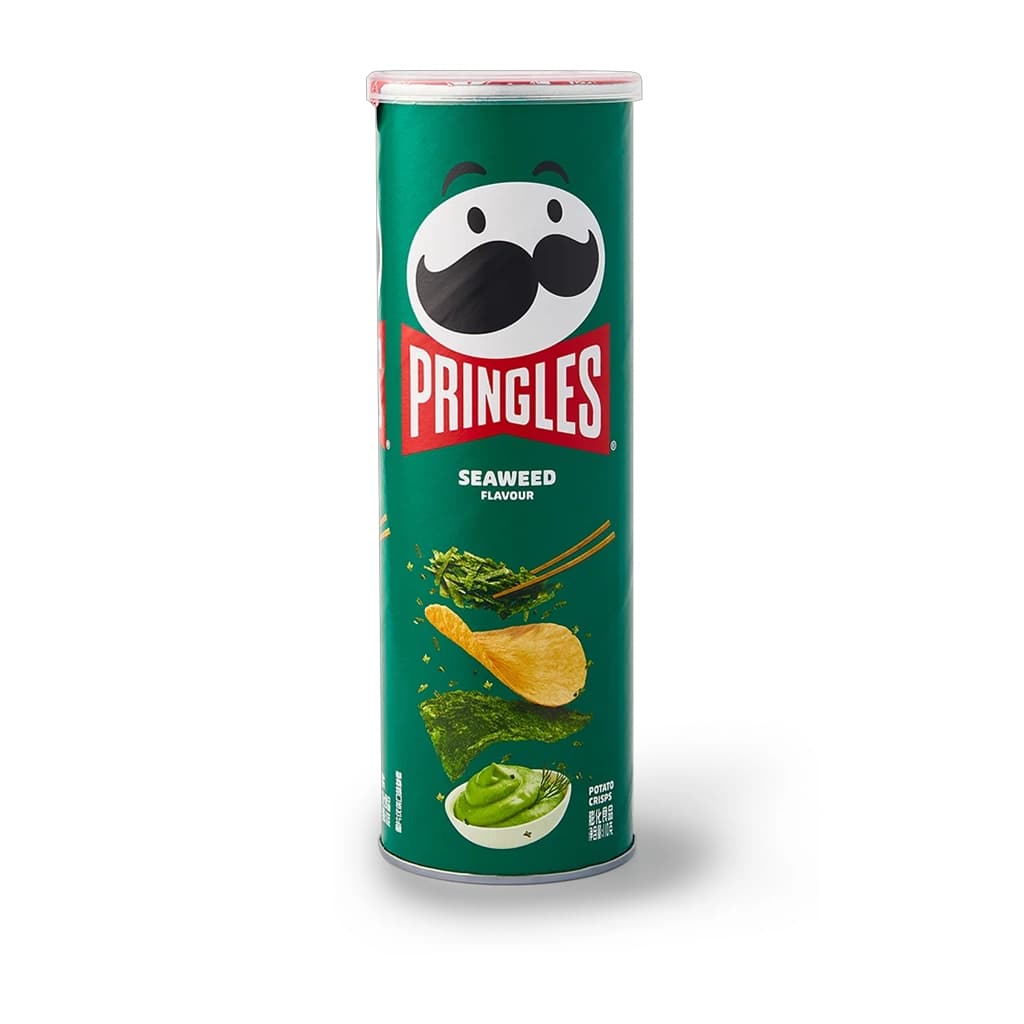Чипсы Pringles Нори и Васаби, Seaweed 110 гр. Китай