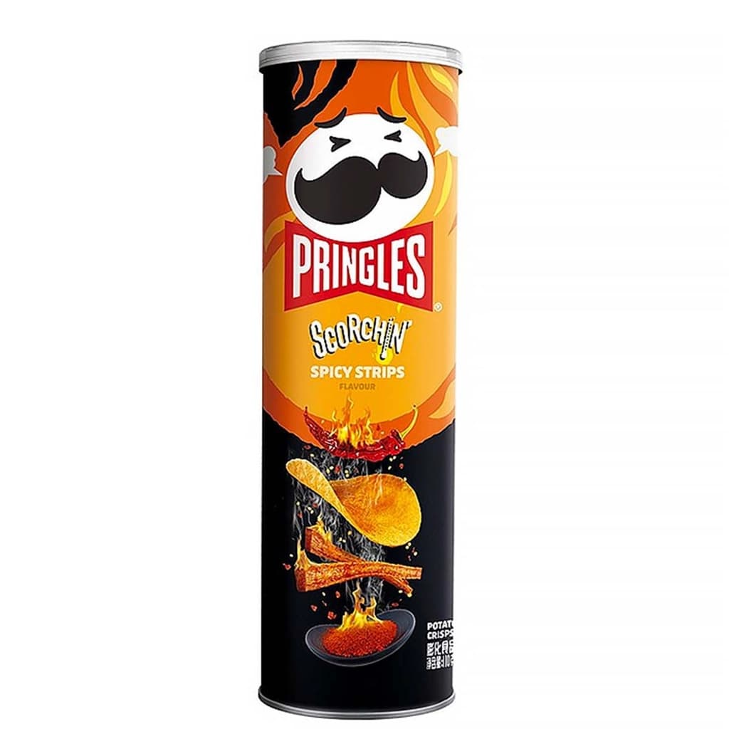Картофельные чипсы Pringles со вкусом азиатских закусок под острым сычуаньским соусом 110 гр. Китай